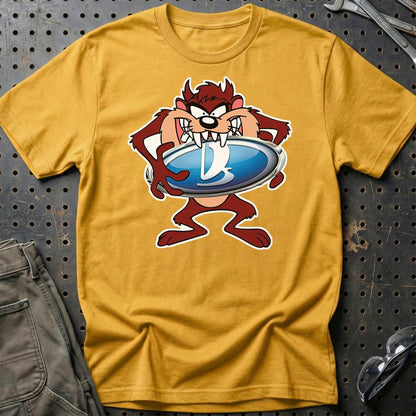 Lada TAZ Unisex T-Shirt , Bomuld-Beklædning-Lada-Guld-S-Garage Culture Shop- garage - man cave - merchandise