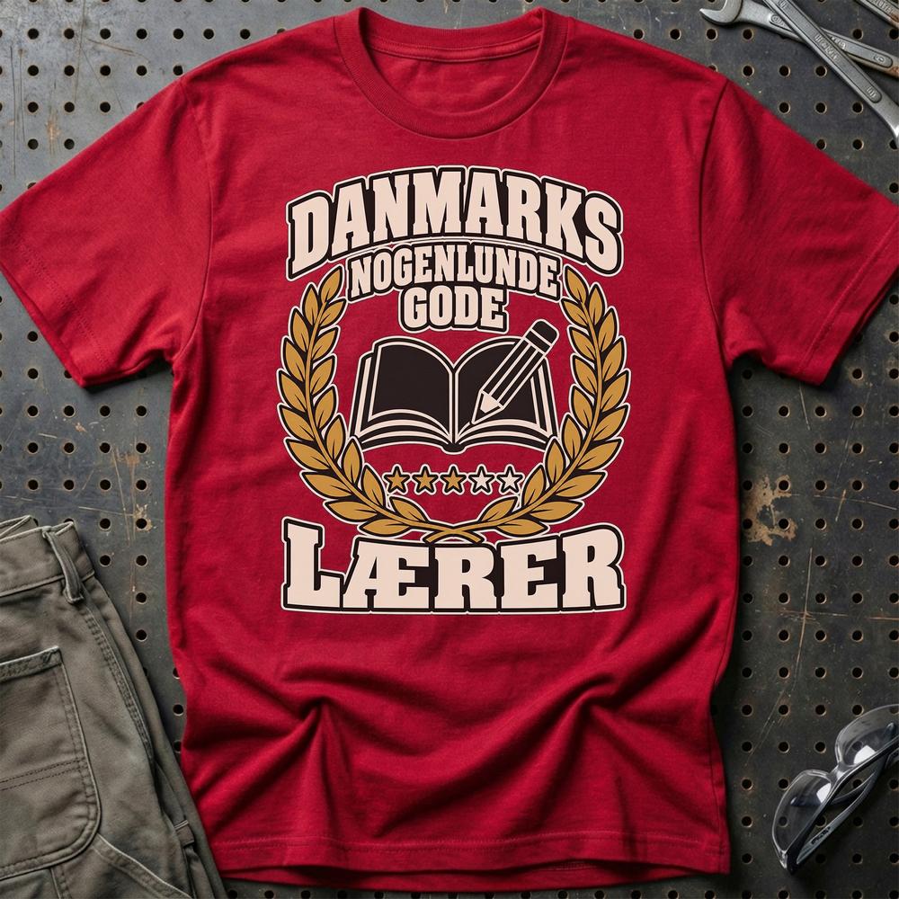 
Produktbillede af Lærer – Danmarks Nogenlunde Gode T-Shirt