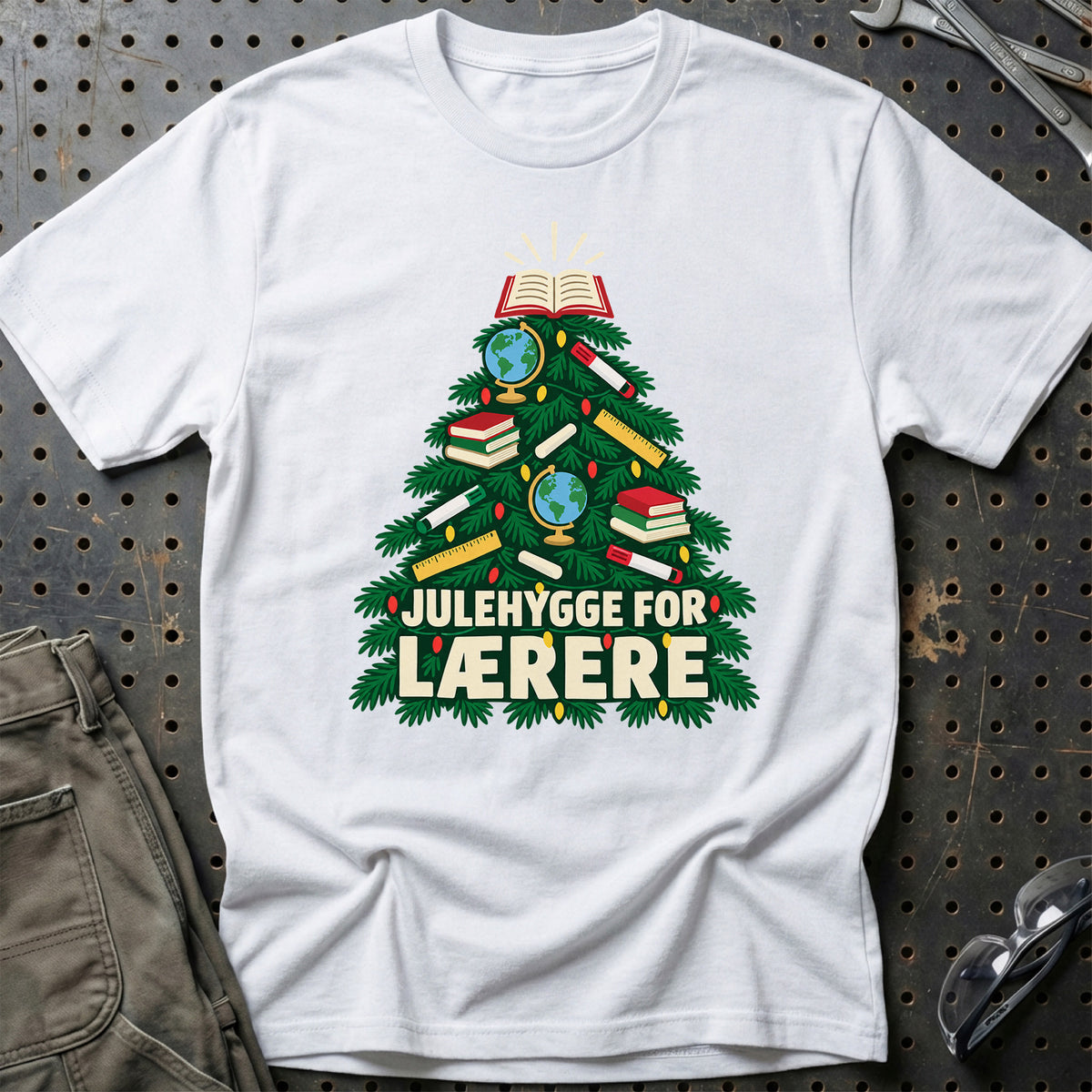 
Lærer – Julehygge – Unisex T-Shirt – Hvid