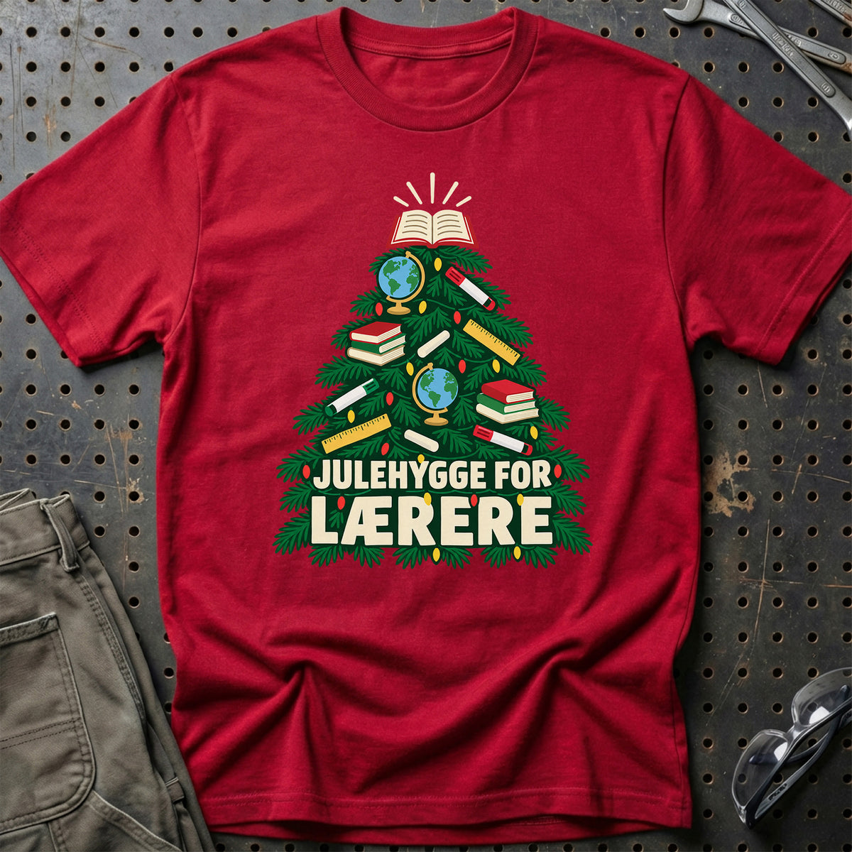 
Lærer – Julehygge – Unisex T-Shirt – Rød