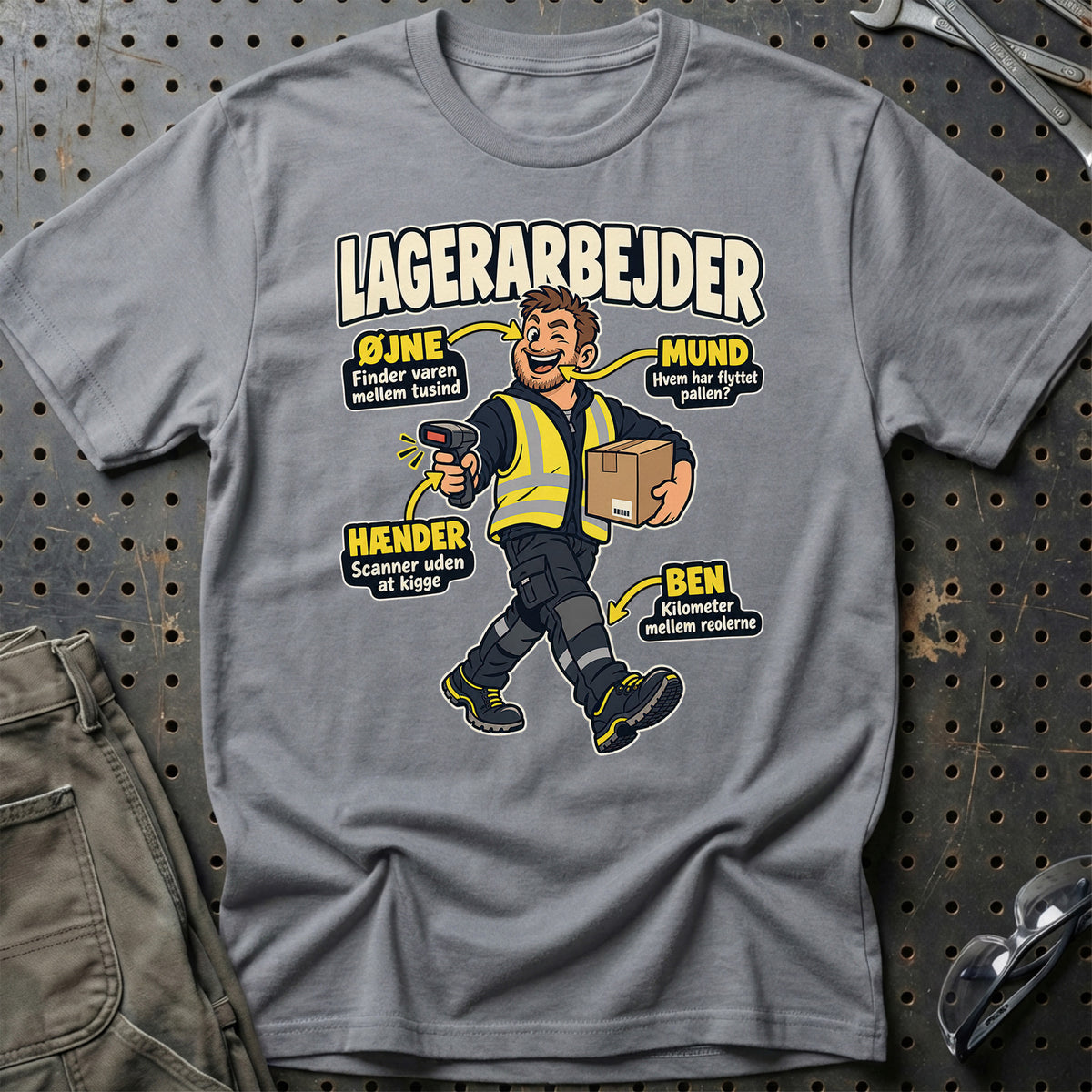 
Produktbillede af Lagerarbejder – Anatomi T-Shirt