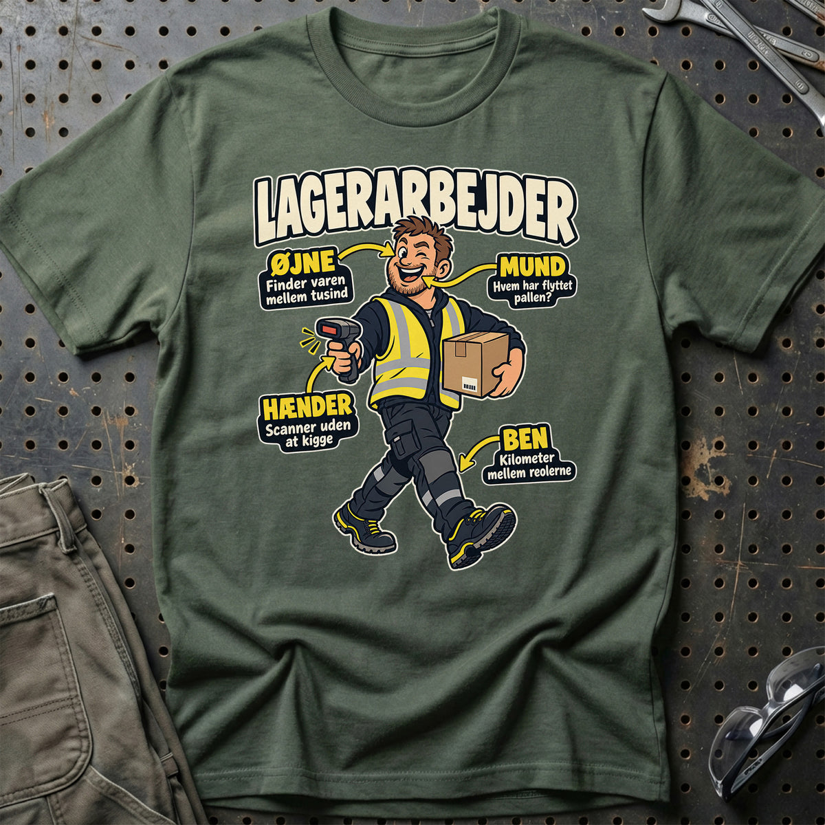 
Produktbillede af Lagerarbejder – Anatomi T-Shirt