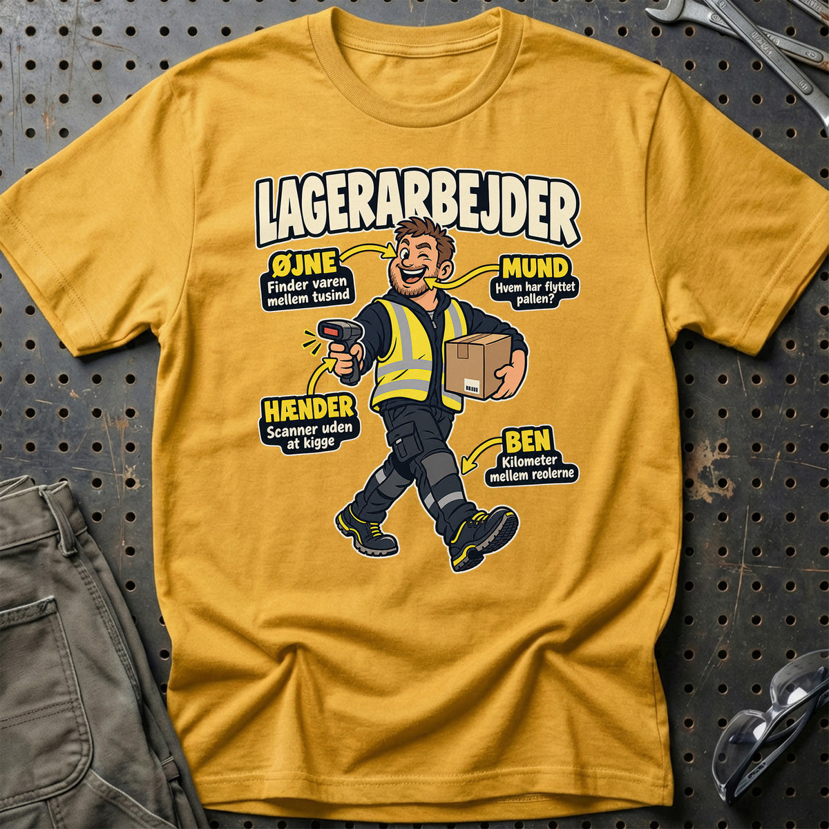 
Produktbillede af Lagerarbejder – Anatomi T-Shirt