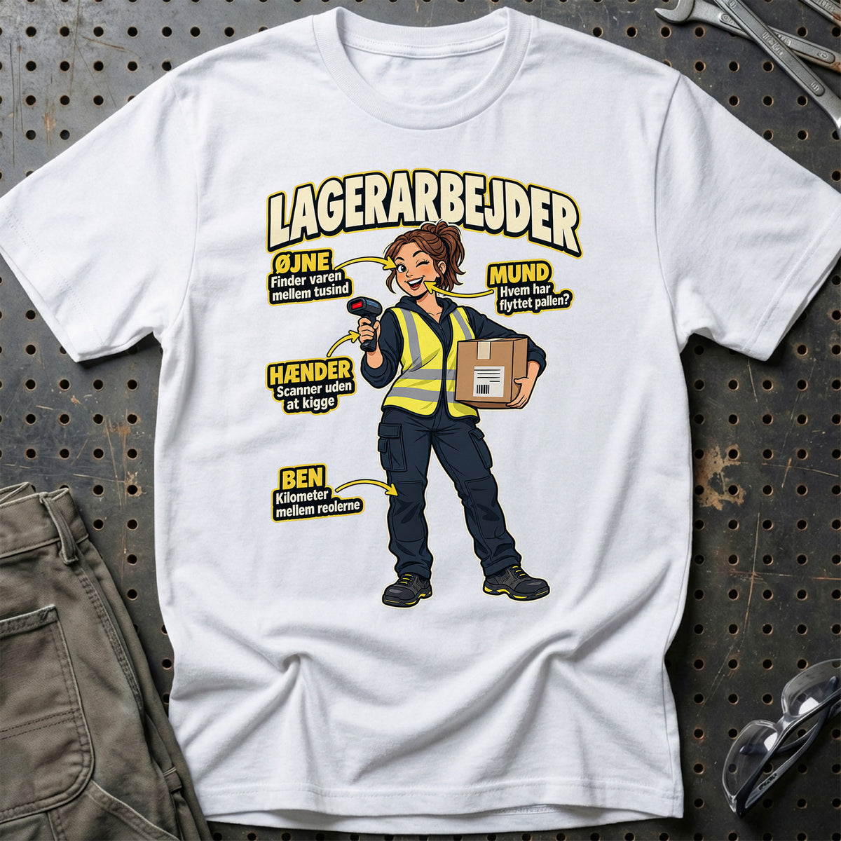 
Produktbillede af Lagerarbejder – Anatomi T-Shirt