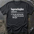 
Lagerarbejder – Definition T-Shirt – Sort
