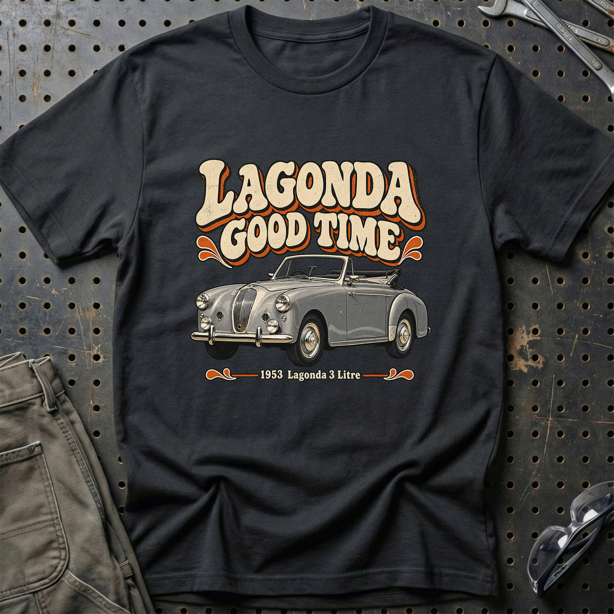 
Lagonda 3 Litre 1953 – Lagonda Good Time T-Shirt – Sort