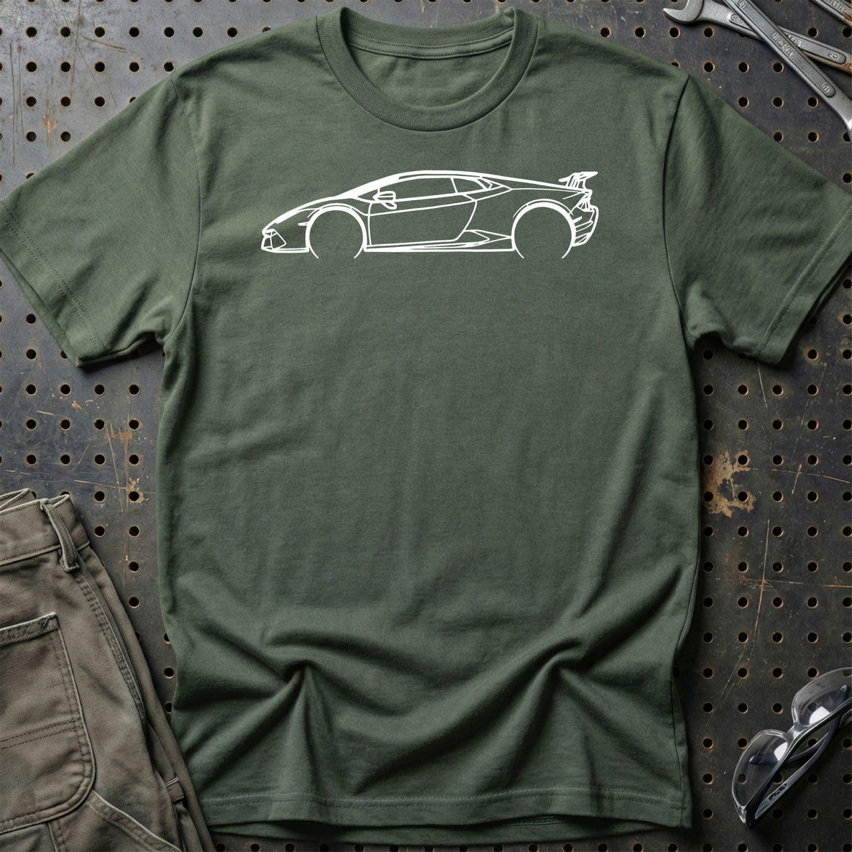 
Produktbillede af Lamborghini Huracan Performante Outline T-Shirt