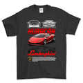 Lamborghini Huracan T-Shirt-Beklædning-Lamborghini-Sort-S-Garage Culture Shop- garage - man cave - merchandise