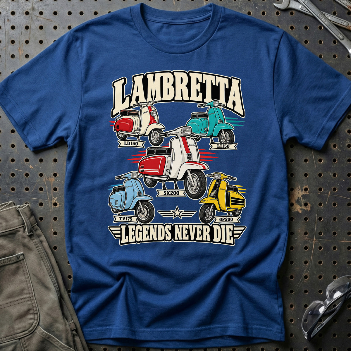 
Produktbillede af Lambretta Legends Never Die T-Shirt