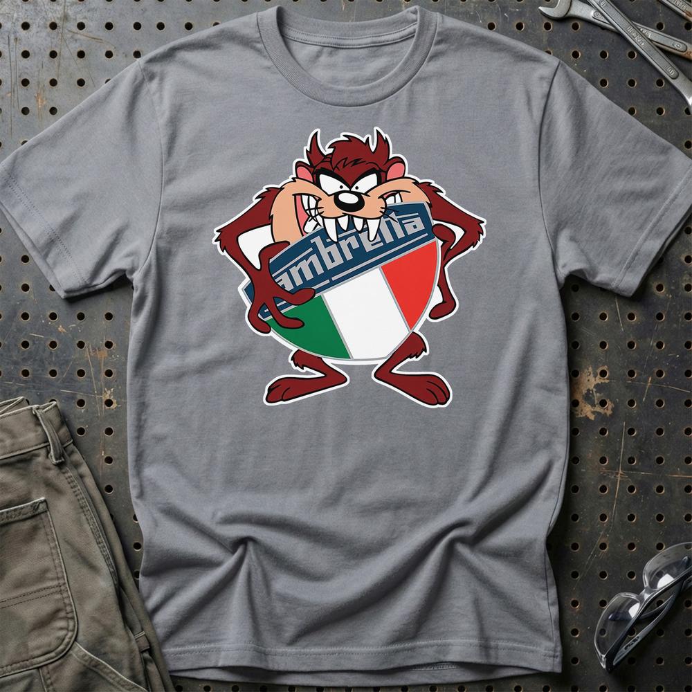 Lambretta TAZ T-Shirt-Beklædning-Lambretta-Grå Sport-S-Garage Culture Shop- garage - man cave - merchandise