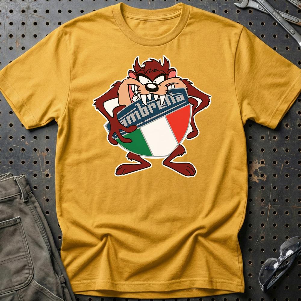 Lambretta TAZ T-Shirt-Beklædning-Lambretta-Guld-S-Garage Culture Shop- garage - man cave - merchandise