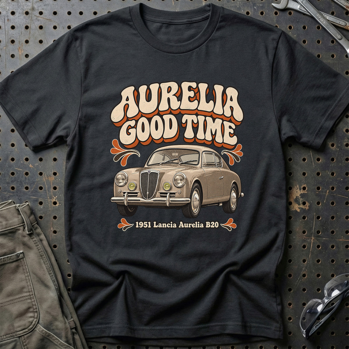 
Lancia Aurelia B20 1951 – Aurelia Good Time T-Shirt – Sort