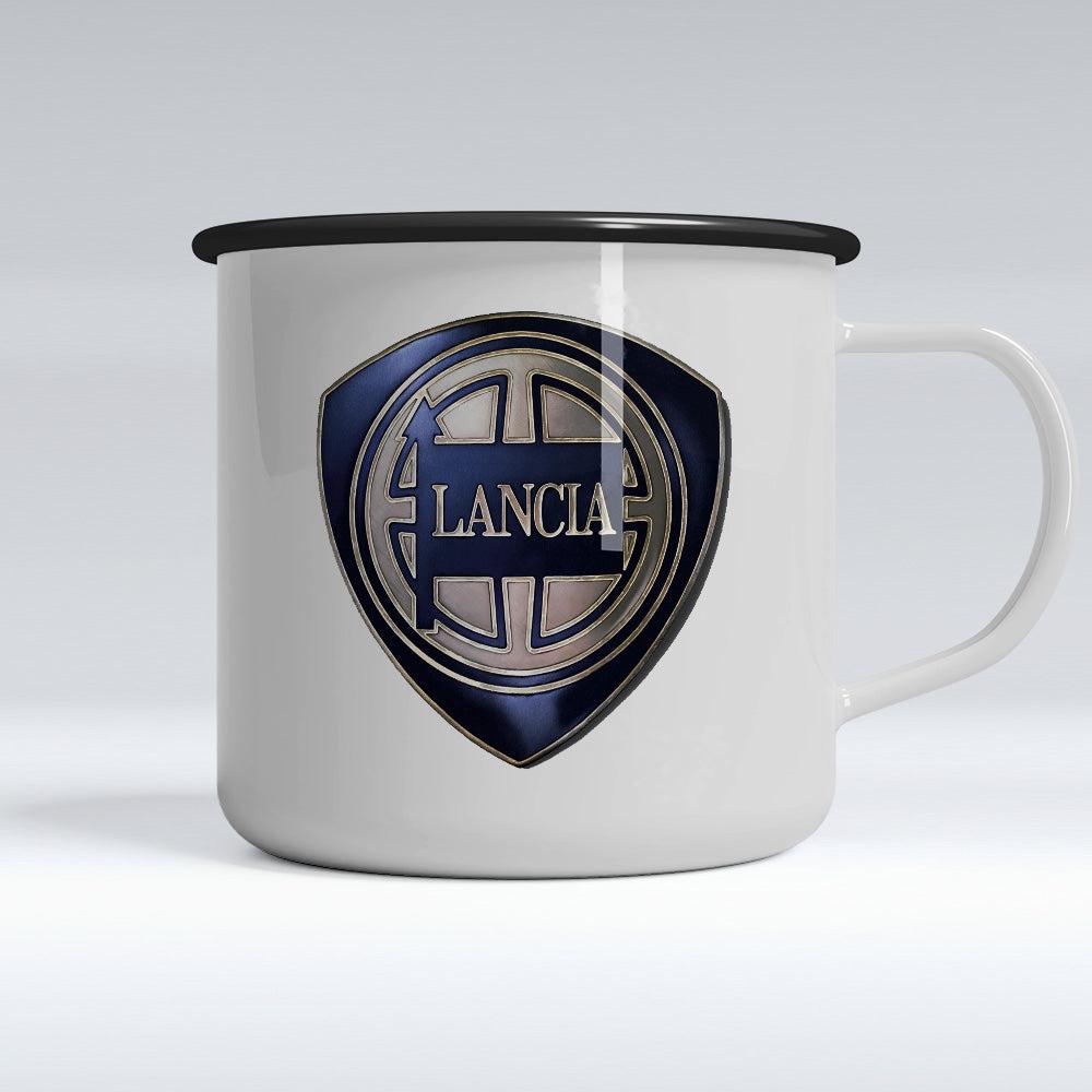Lancia Emaljekrus-Krus-Lancia-Garage Culture Shop- garage - man cave - merchandise