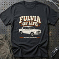 
Lancia Fulvia Berlina 1963 – Fulvia of Life T-Shirt – Sort