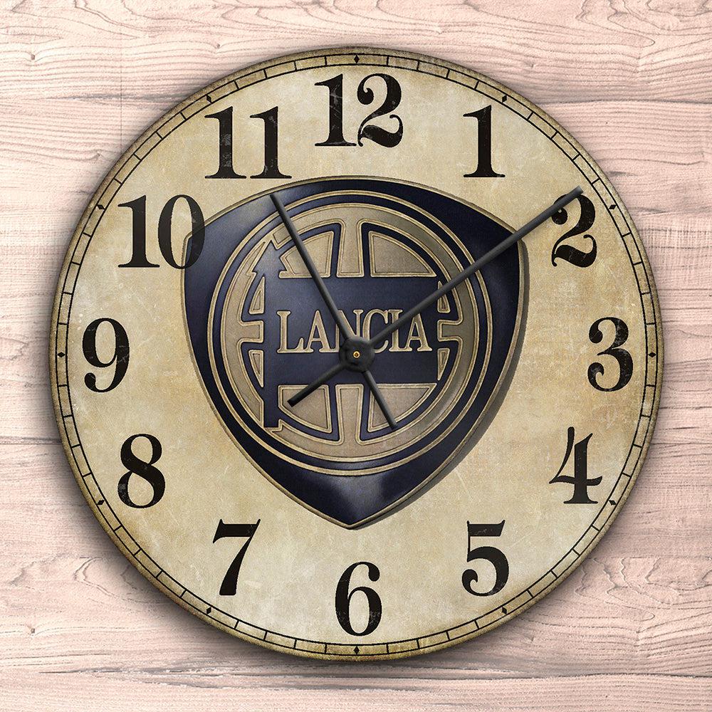 Lancia Vægur Rundt-Clock-Lancia-Garage Culture Shop- garage - man cave - merchandise