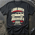 
Land Rover Discovery 4 – Built to Go Beyond – Silhuet T-Shirt – Sort