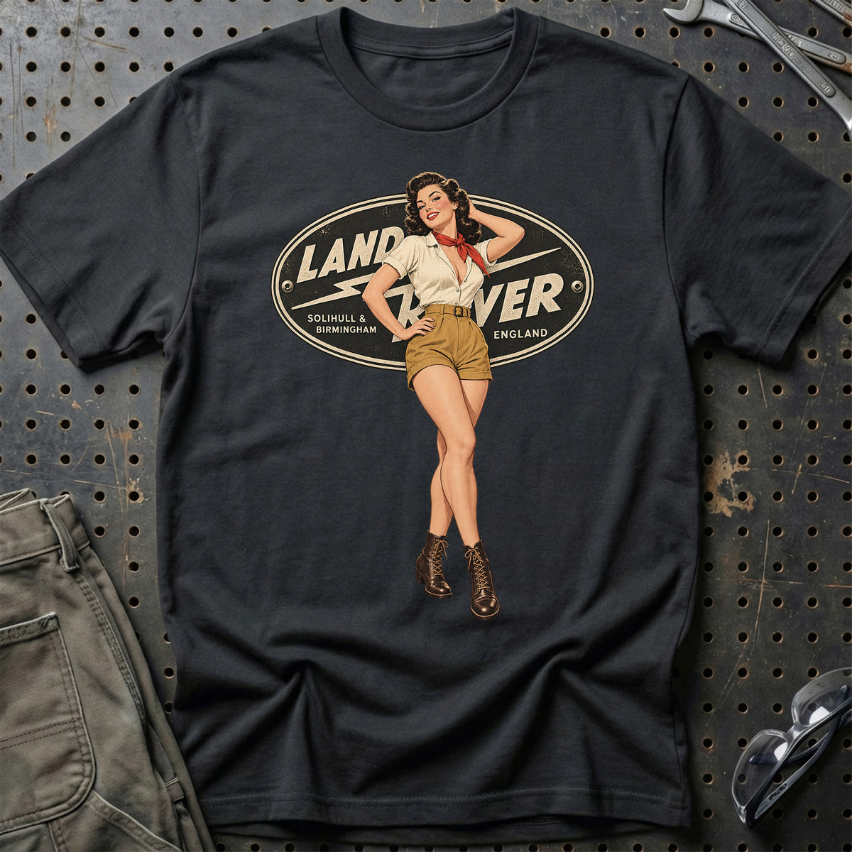 
Produktbillede af Land Rover Retro Pinup T-Shirt