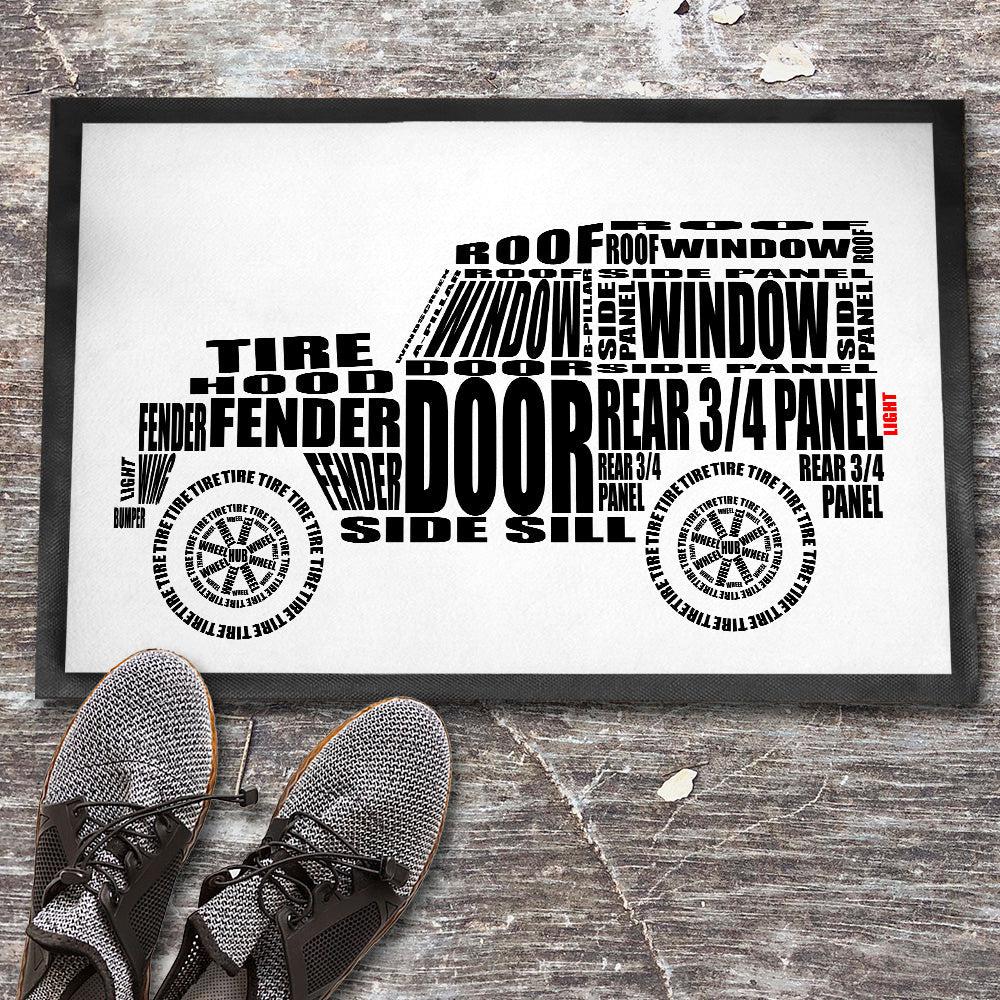 Land Rover Series 1 Skilte, Musemåtte, Dørmåtte , Plakat-Skilte-Land Rover-Garage Culture Shop- garage - man cave - merchandise