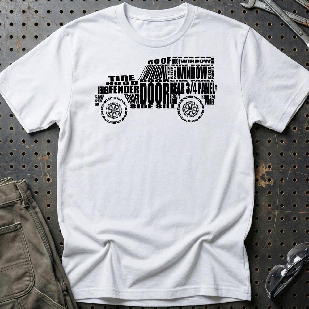 Land Rover Series 1 Unisex T-Shirt , Bomuld-Beklædning-Land Rover-Hvid-S-Garage Culture Shop- garage - man cave - merchandise