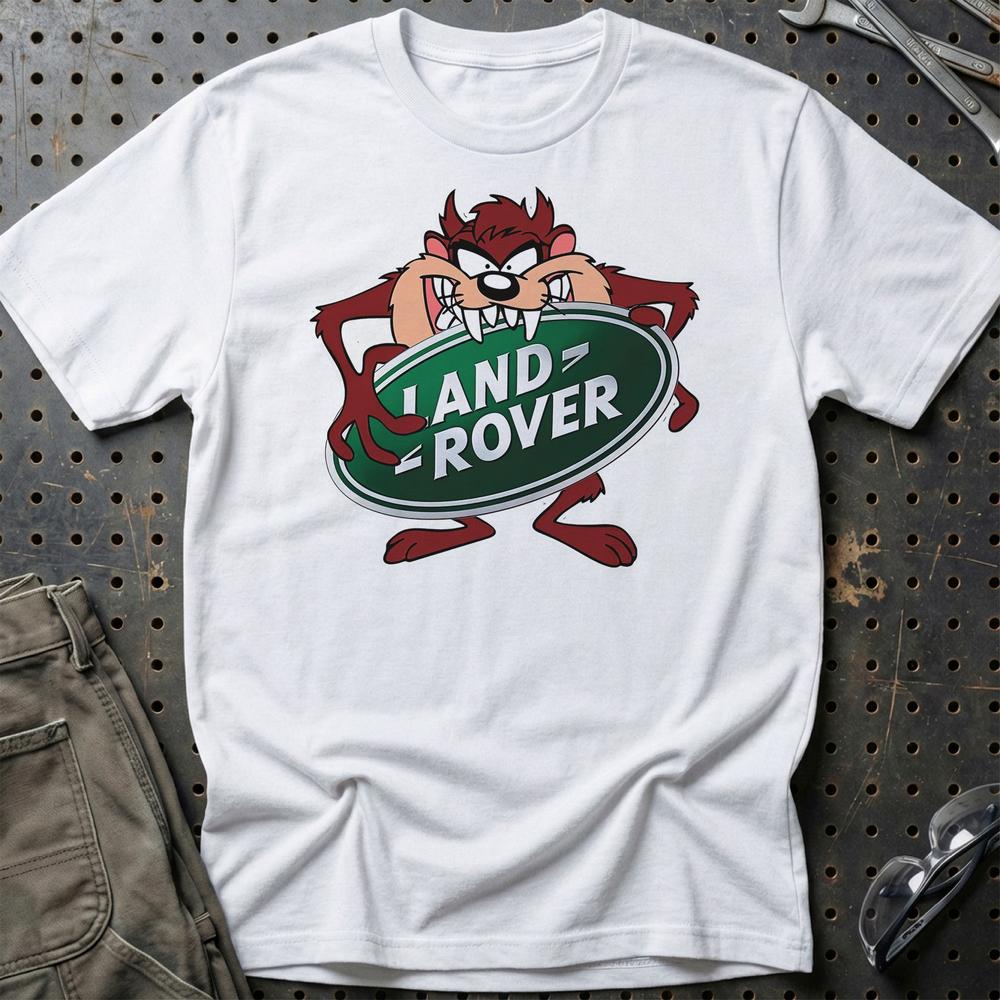 Land Rover TAZ T-Shirt-Beklædning-Land Rover-Hvid-S-Garage Culture Shop- garage - man cave - merchandise