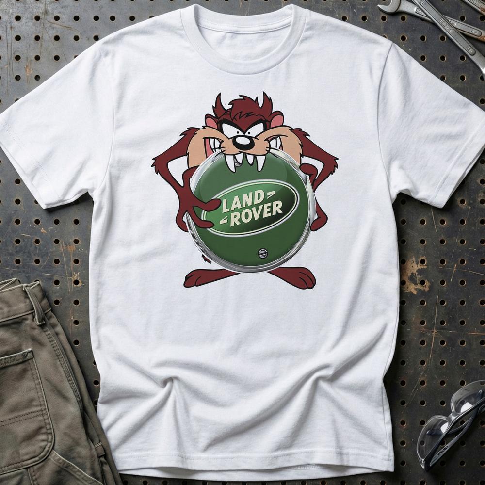 Land Rover TAZ T-Shirt-Beklædning-Land Rover-Hvid-S-Garage Culture Shop- garage - man cave - merchandise