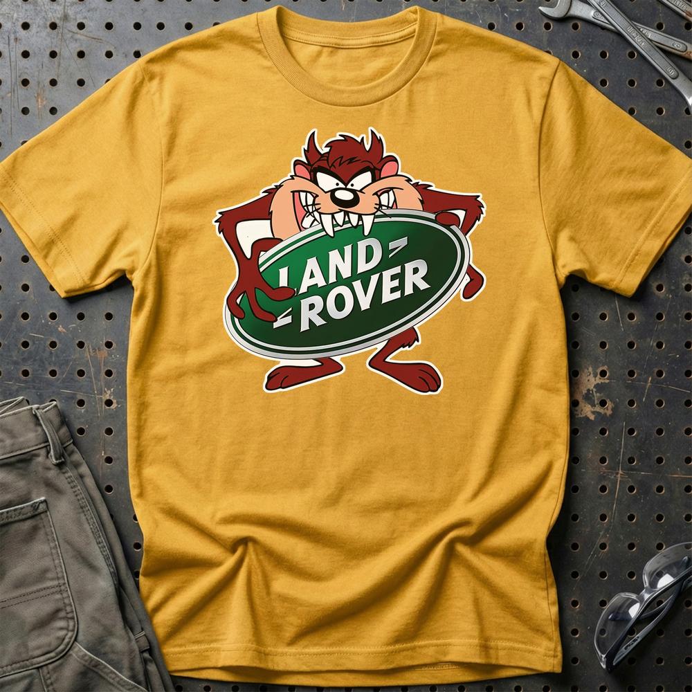Land Rover TAZ T-Shirt-Beklædning-Land Rover-Guld-S-Garage Culture Shop- garage - man cave - merchandise
