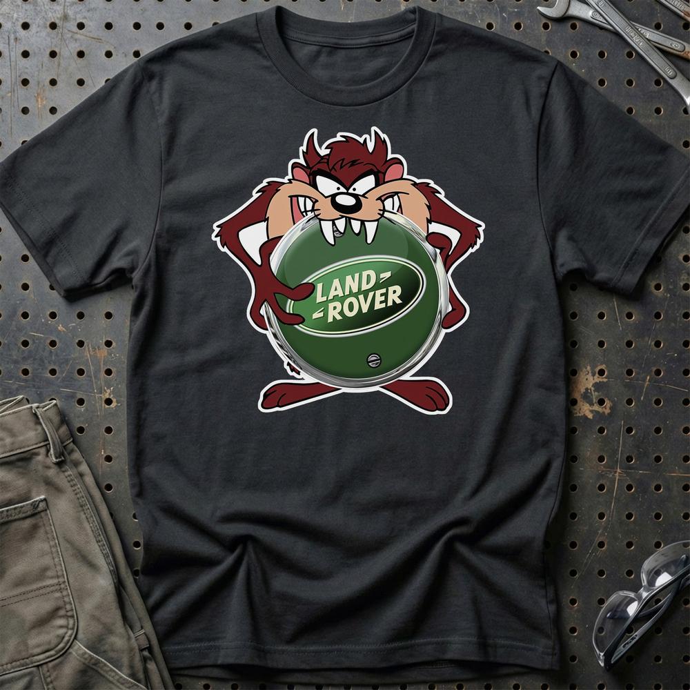 Land Rover TAZ T-Shirt-Beklædning-Land Rover-Sort-S-Garage Culture Shop- garage - man cave - merchandise