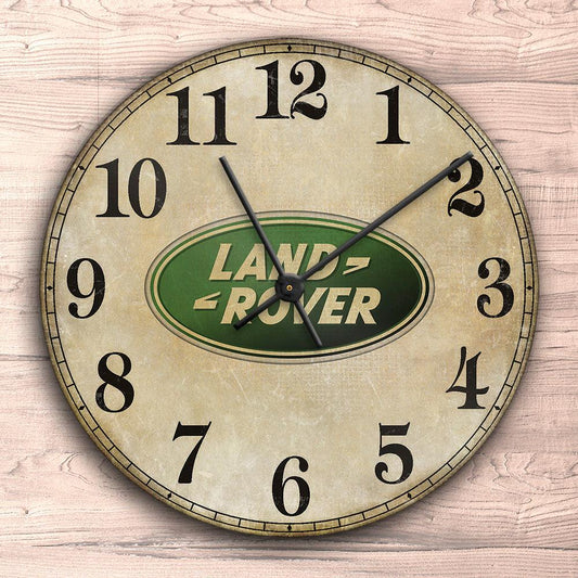 Land Rover Vægur Rundt-Clock-Land Rover-Garage Culture Shop- garage - man cave - merchandise