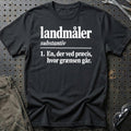 
Landmåler – Definition T-Shirt – Sort