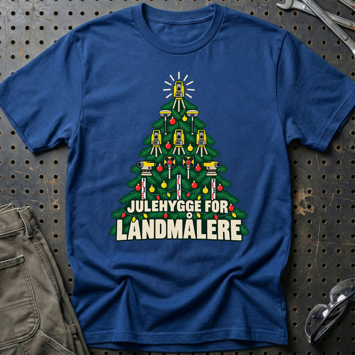 
Landmåler – Julehygge – Unisex T-Shirt – Blå Royal
