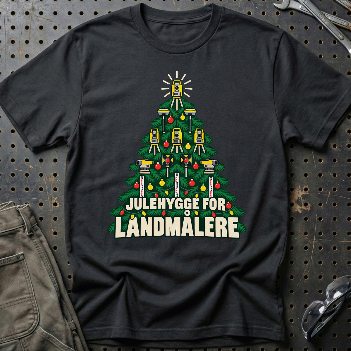 
Landmåler – Julehygge – Unisex T-Shirt – Sort