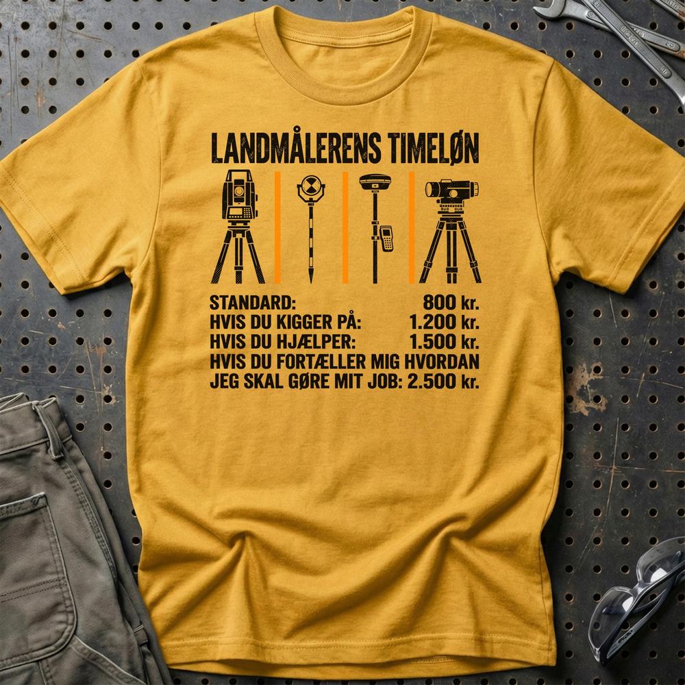
Produktbillede af Landmålerens Timeløn T-Shirt