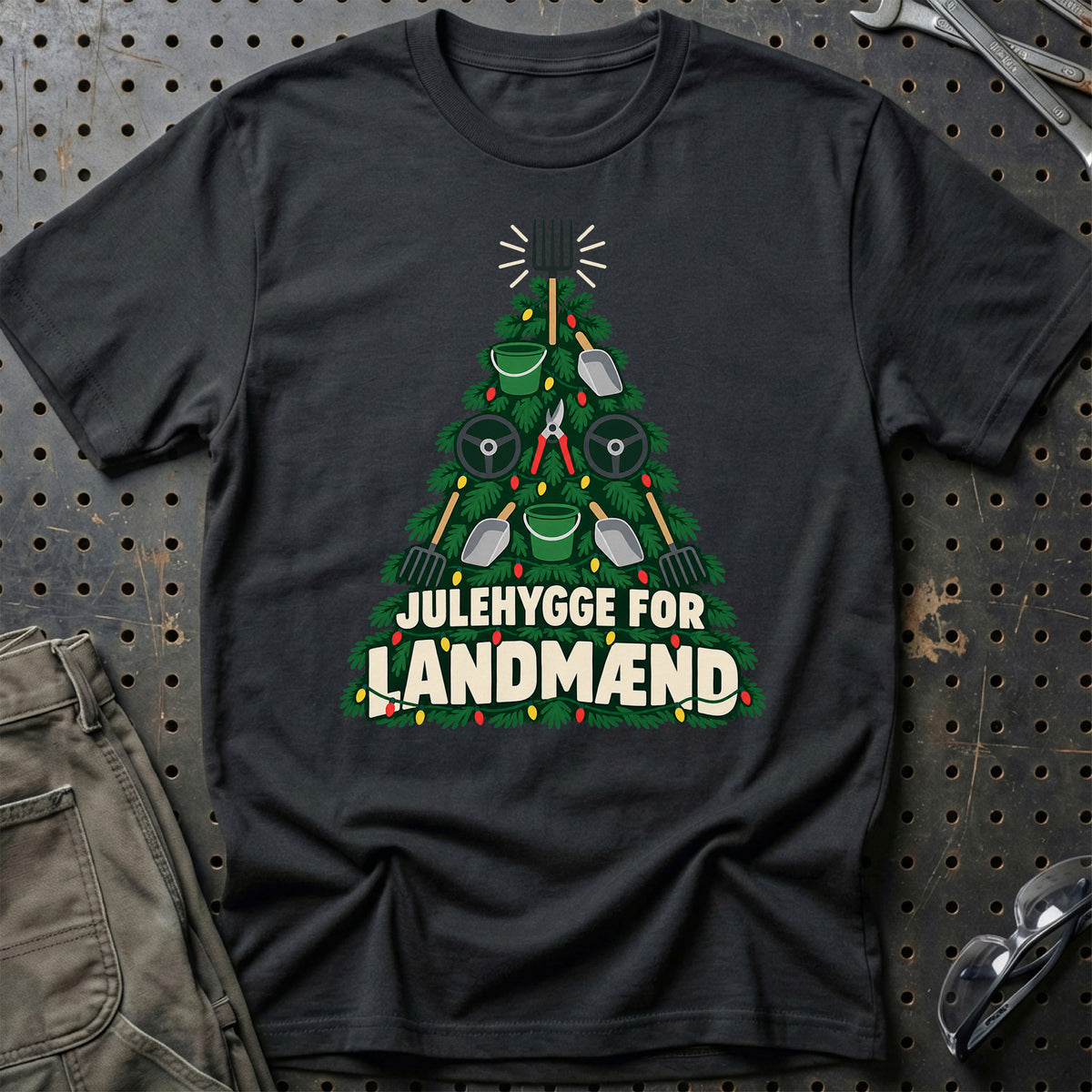 
Landmand – Julehygge – Unisex T-Shirt – Sort