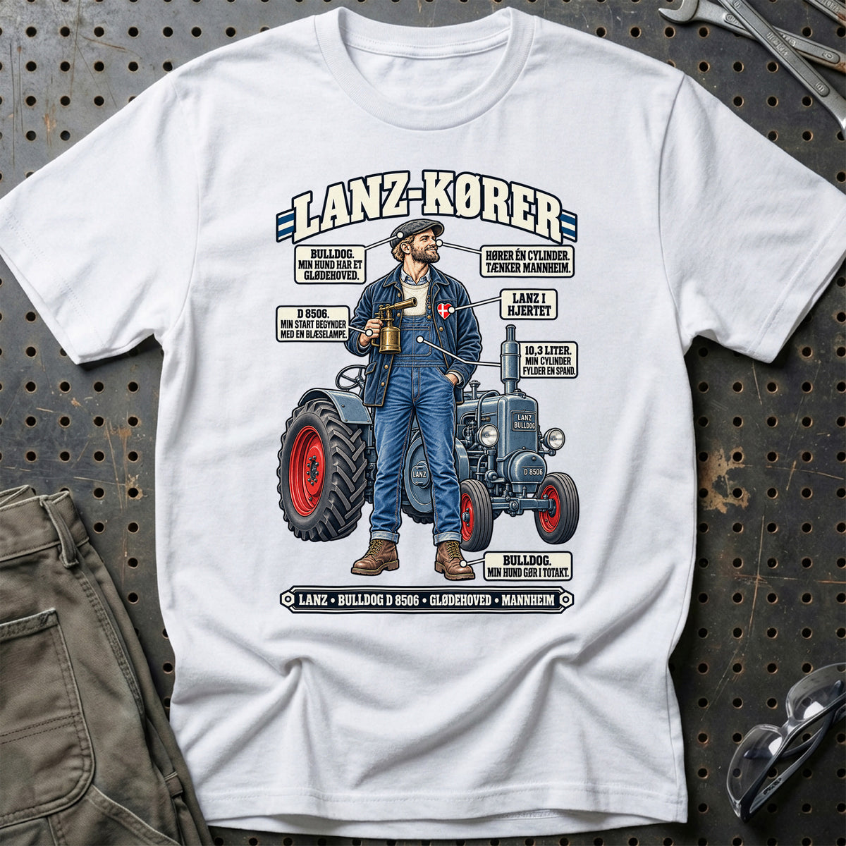 
Lanz-Kører T-Shirt – Hvid