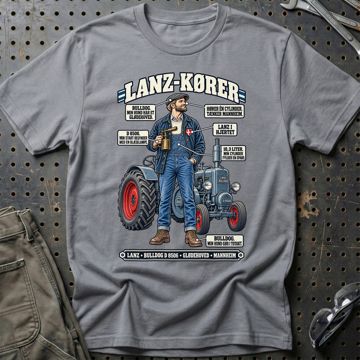 
Lanz-Kører T-Shirt – Grå Sport