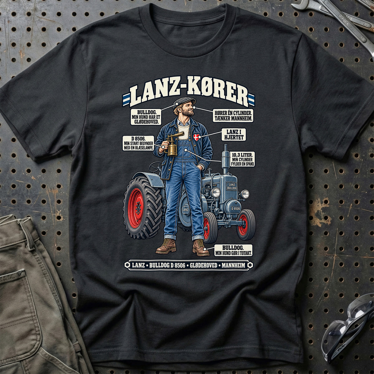 
Lanz-Kører T-Shirt – Sort