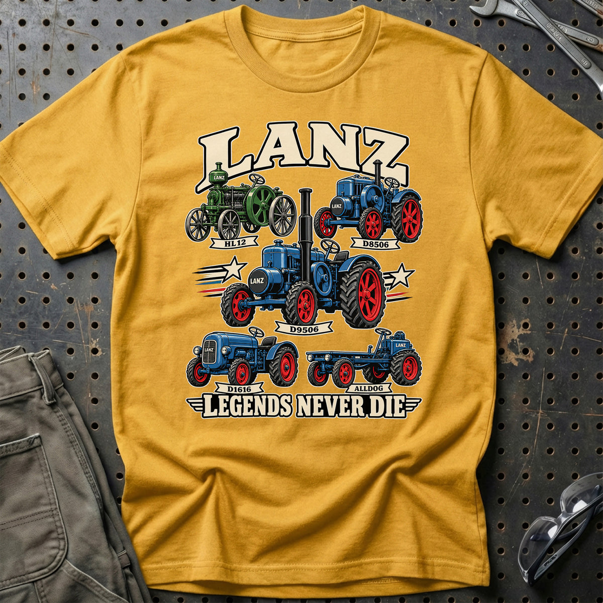 
Produktbillede af Lanz Legends Never Die T-Shirt