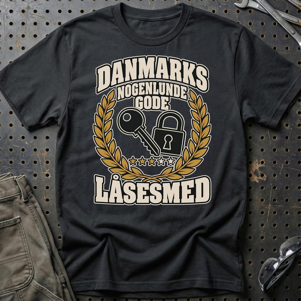 
Produktbillede af Låsesmed – Danmarks Nogenlunde Gode T-Shirt