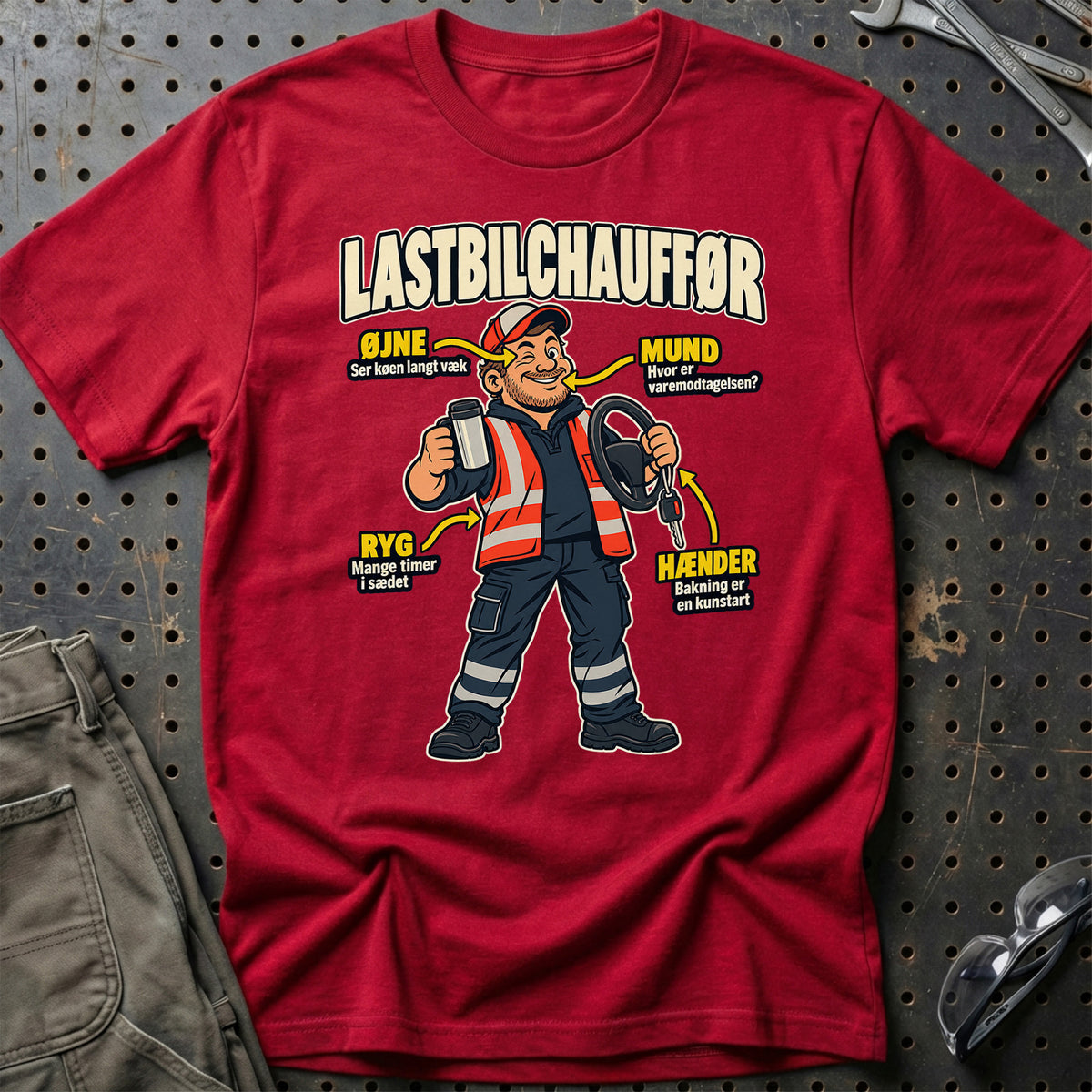 
Produktbillede af Lastbilchauffør – Anatomi T-Shirt