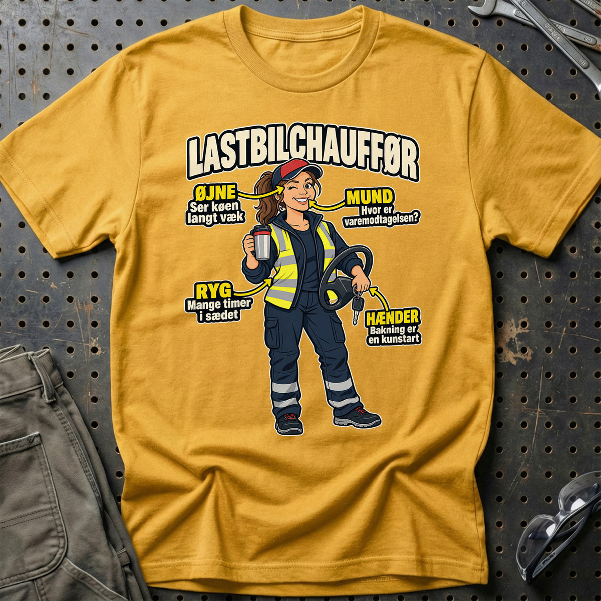 
Produktbillede af Lastbilchauffør – Anatomi T-Shirt