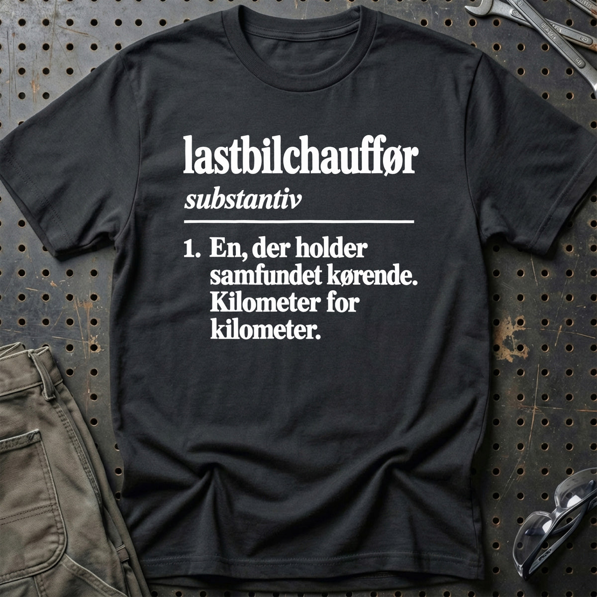 
Lastbilchauffør – Definition T-Shirt – Sort