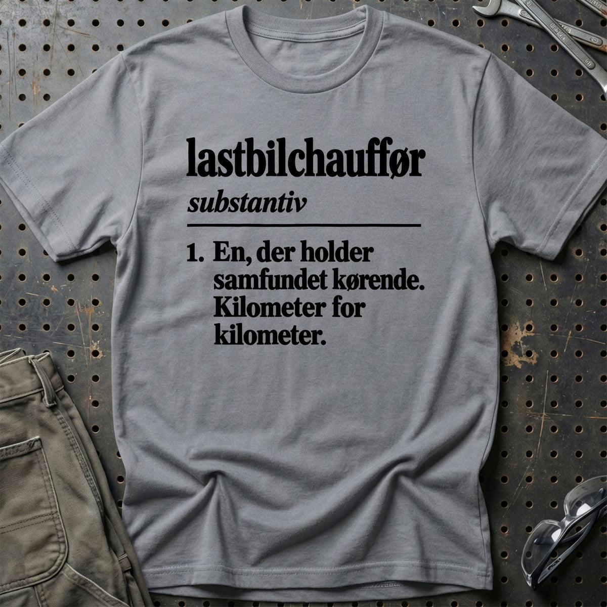
Lastbilchauffør – Definition T-Shirt – Grå Sport