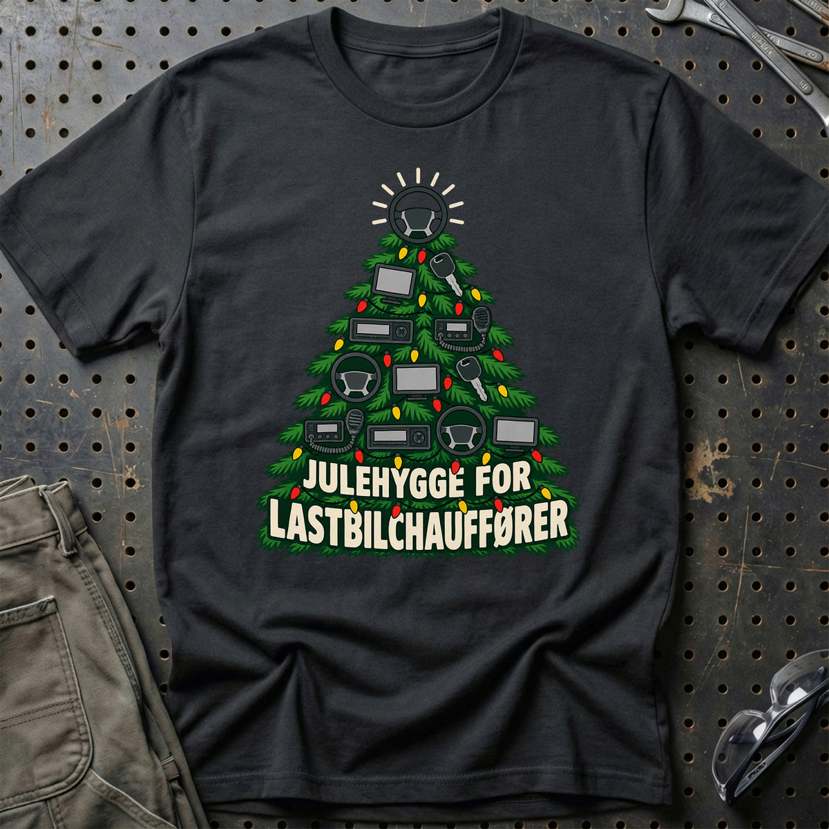 
Lastbilchauffør – Julehygge – Unisex T-Shirt – Sort
