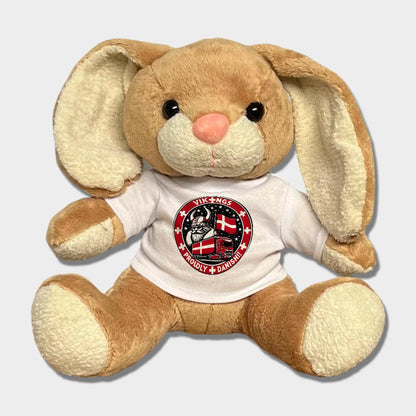 Lastbilchauffør - Vikings Proudly Danish - Plysdyr Kanin, Bunny-Bamse-Lastbilchauffør-Garage Culture Shop- garage - man cave - merchandise