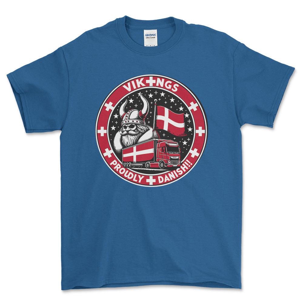 
Produktbillede af Lastbilchauffør - Vikings Proudly Danish T-Shirt
