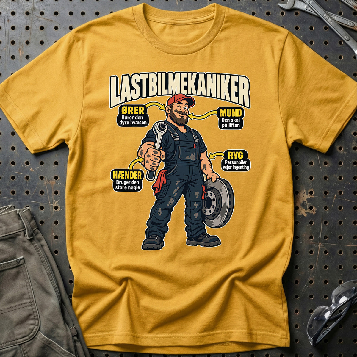 
Produktbillede af Lastbilmekaniker – Anatomi T-Shirt