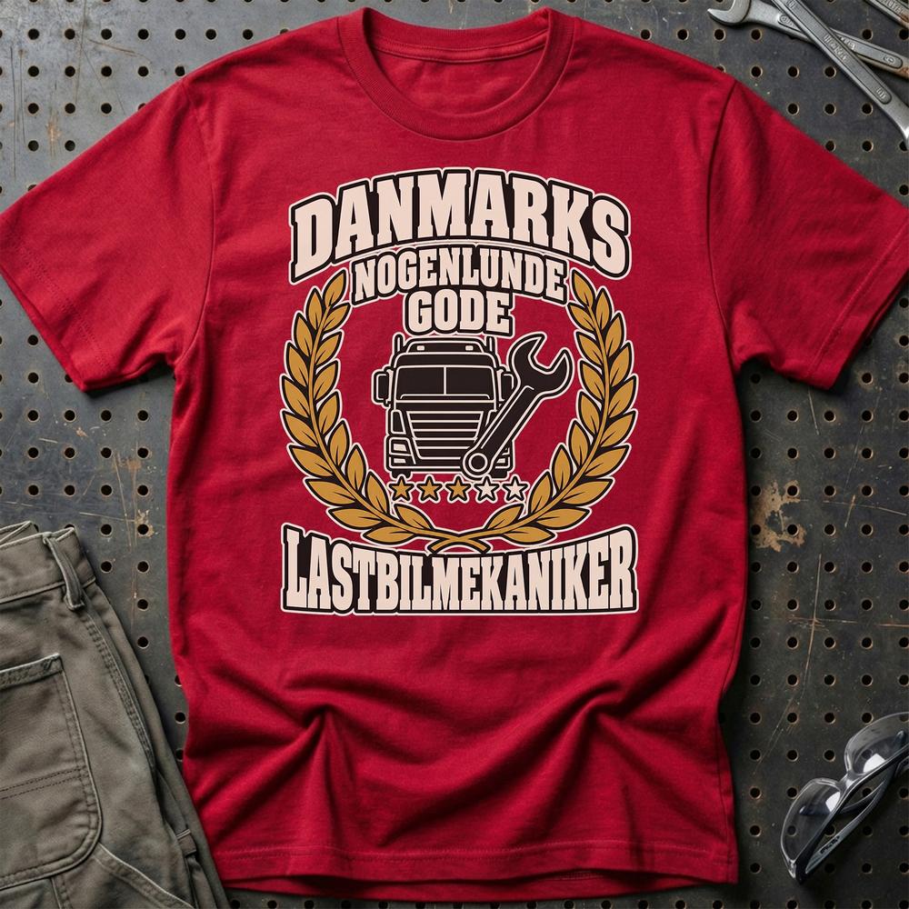 
Produktbillede af Lastbilmekaniker – Danmarks Nogenlunde Gode T-Shirt
