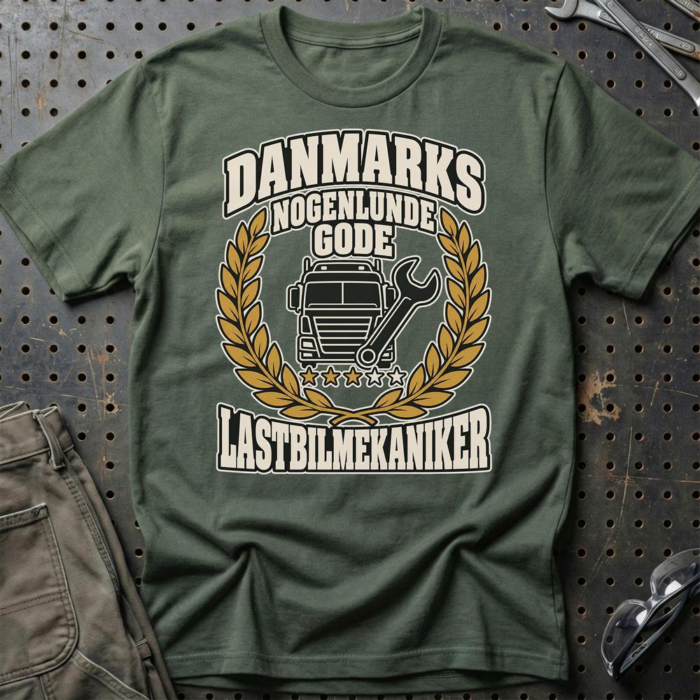 
Produktbillede af Lastbilmekaniker – Danmarks Nogenlunde Gode T-Shirt