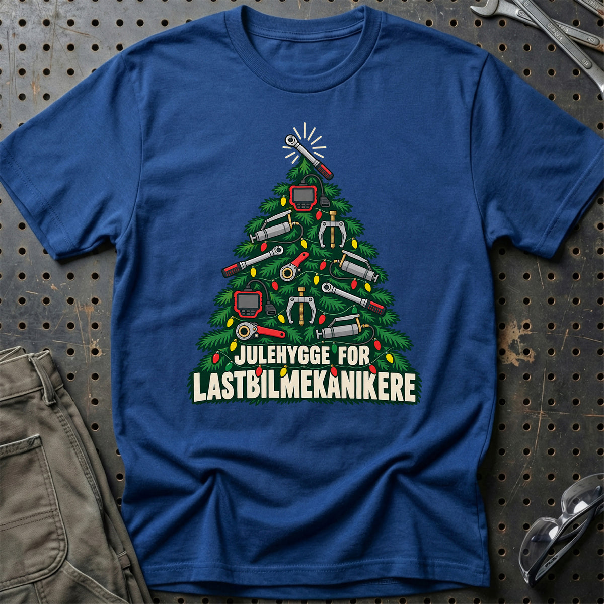 
Lastbilmekaniker – Julehygge – Unisex T-Shirt – Blå Royal