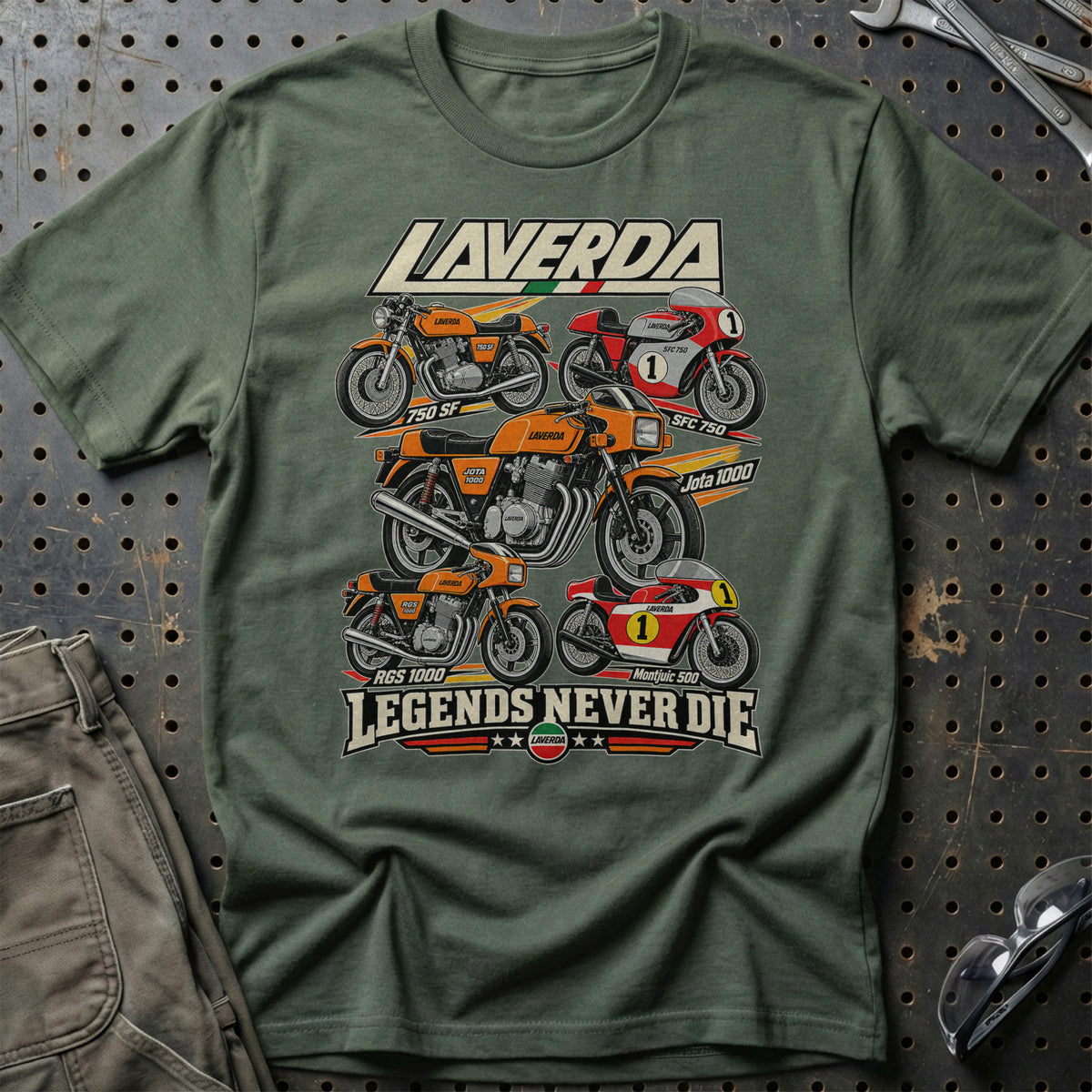 
Produktbillede af Laverda Legends Never Die T-Shirt